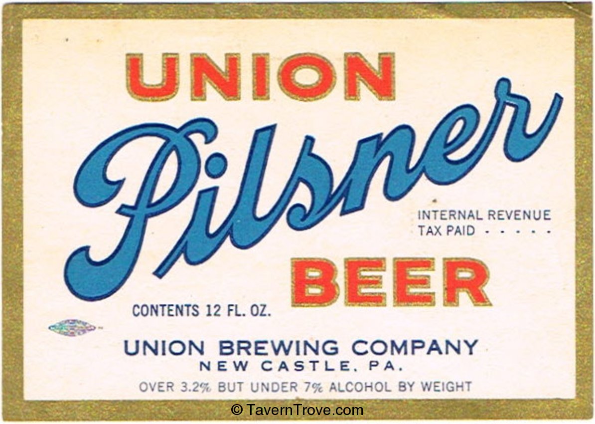 Union Pilsner Beer