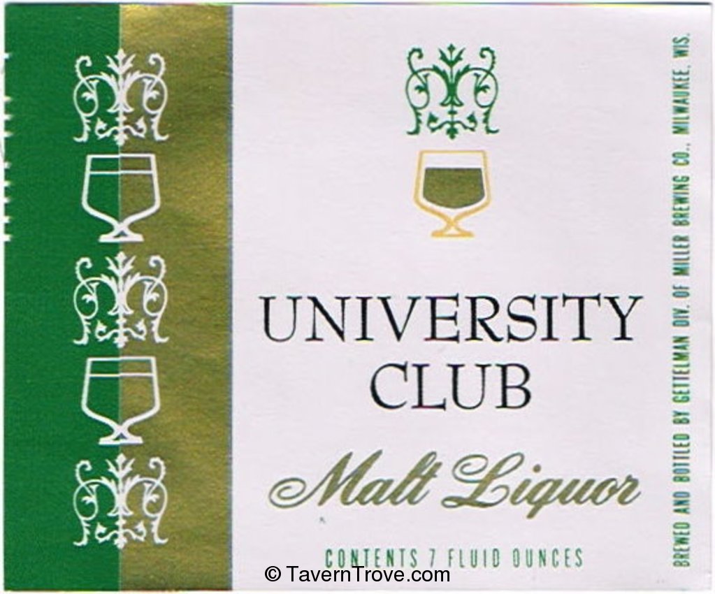 University Club Malt Liquor