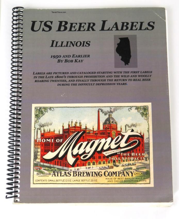 US Beer Labels Illinois by Bob Kay