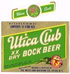 Utica Club Bock Beer