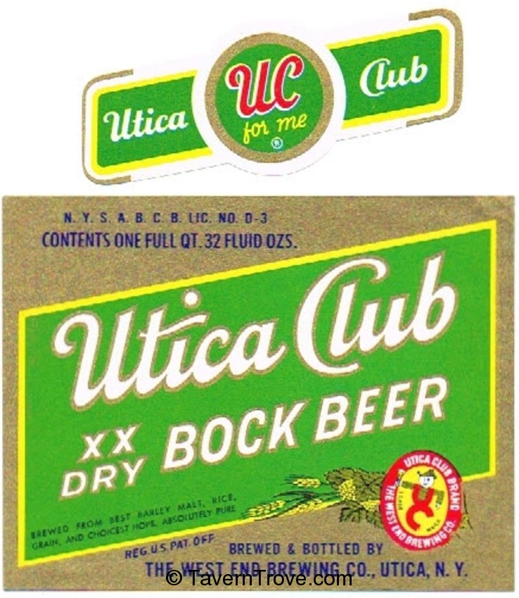 Utica Club Bock Beer