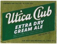 Utica Club Extra Dry Cream Ale