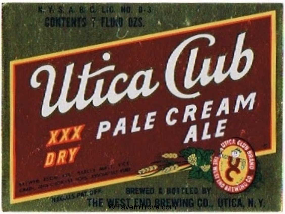 Utica Club Pale Cream Ale