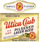 Utica Club Pilsener Lager Beer