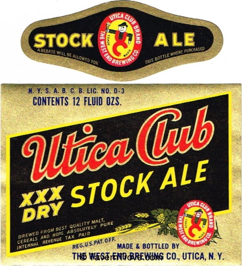 Utica Club Stock  Ale