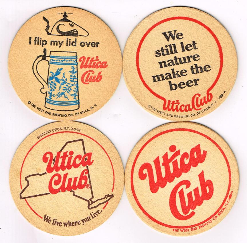Utica Club Beer Lot of Four