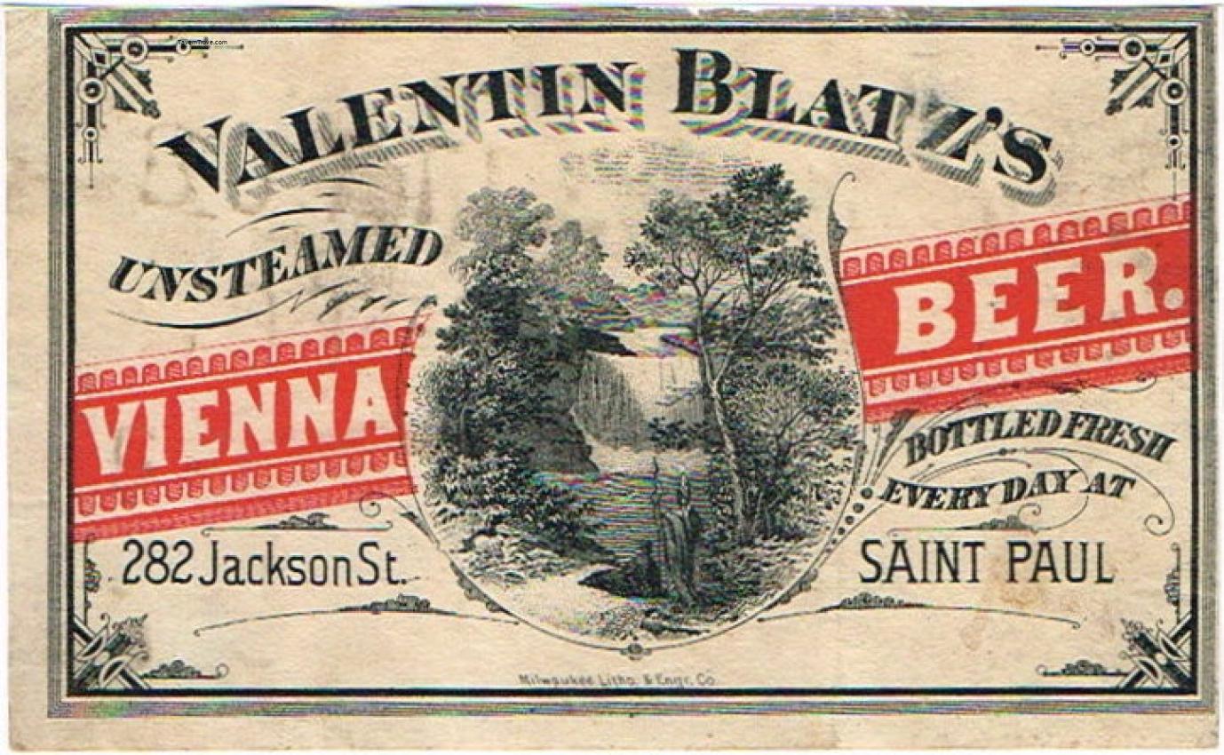 Val. Blatz's Unsteamed Vienna Beer