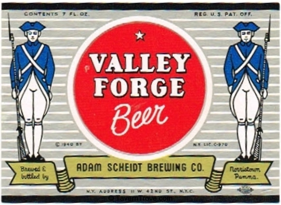 Valley Forge Beer 