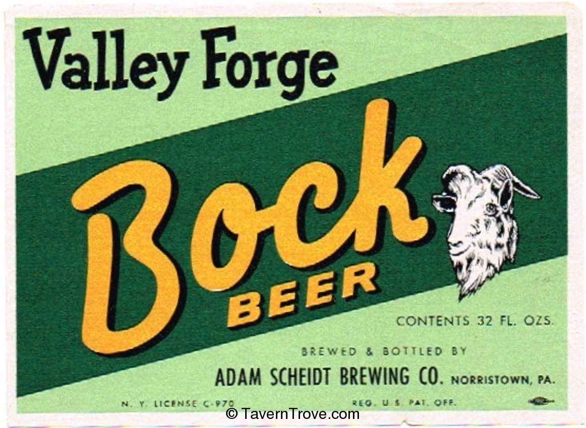 Valley Forge Bock Beer 