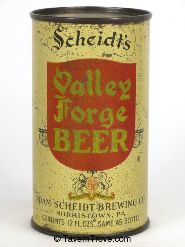 Scheidt's Valley Forge Beer