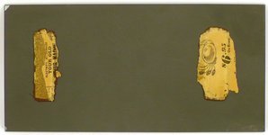 Van Merritt Beer reverse painted glass