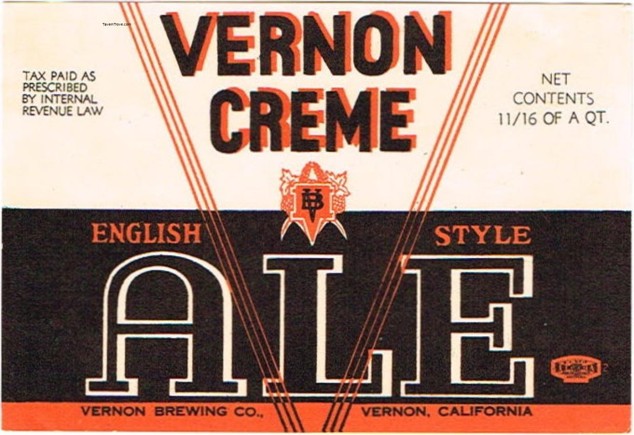 Vernon Creme Ale
