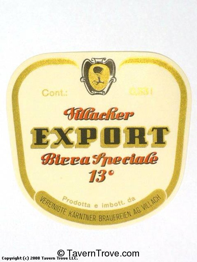 Villacher Export Birra Spaciale