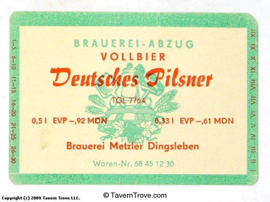 Vollbier Deutsches Pilsner