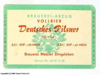Vollbier Deutsches Pilsner