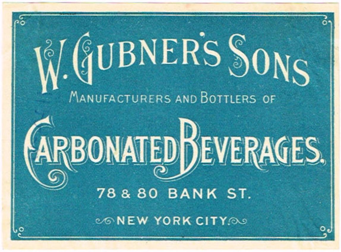 W. Gubner's Sons Carbonated Beverages