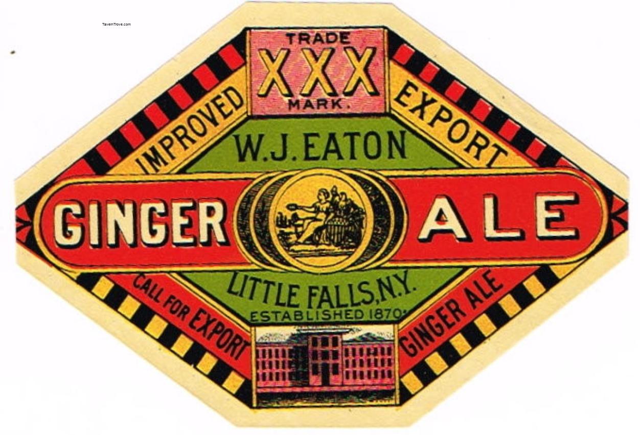 W. J. Eaton Ginger Ale Little Falls New York