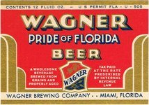 Wagner Pride Of Florida Beer