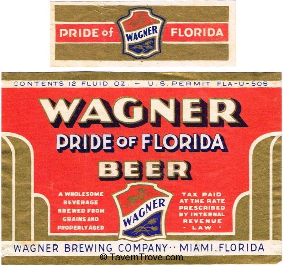 Wagner Pride Of Florida Beer