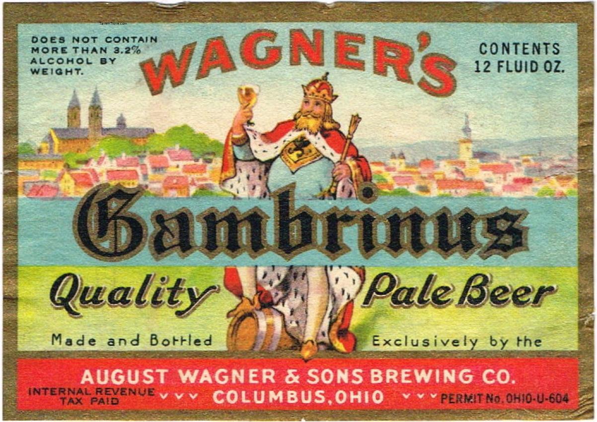 Wagner's Gambrinus Pale Beer
