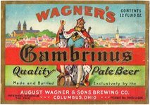Wagner's Gambrinus Pale Beer