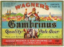 Wagner's Gambrinus Pale Beer