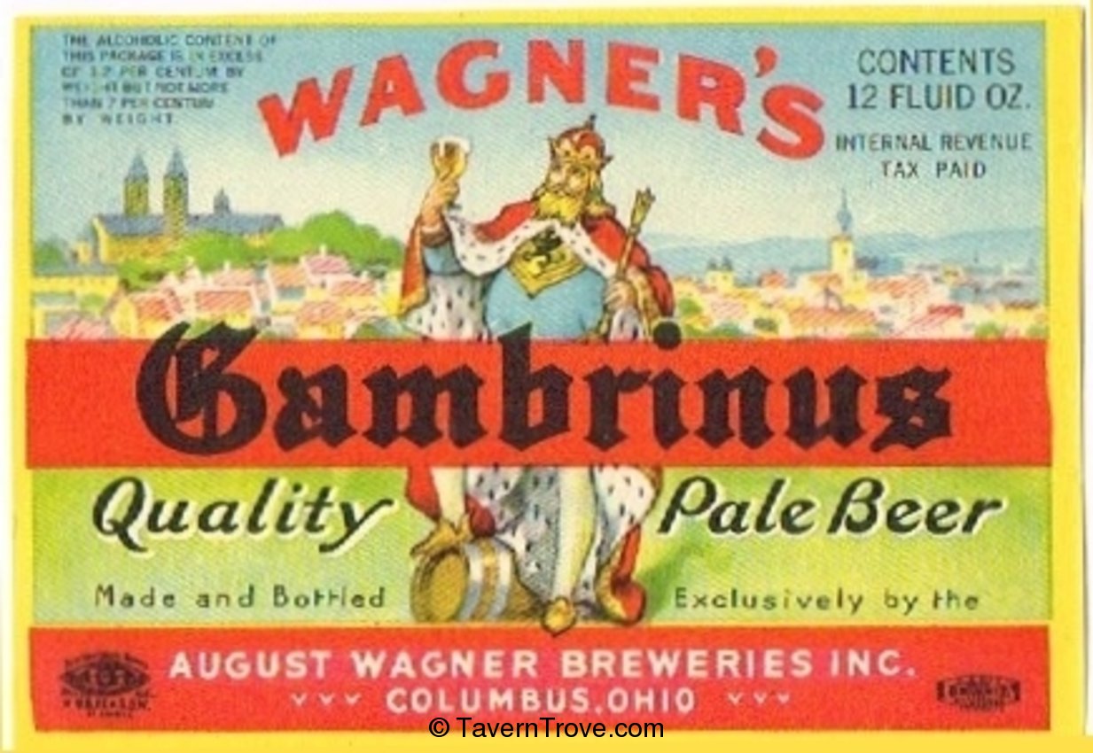 Wagner's Gambrinus Pale Beer