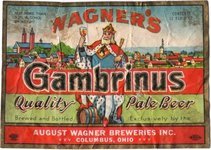 Wagner's Gambrinus Quality Pale Beer