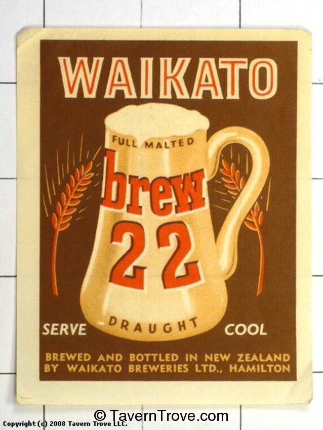 Waikato Brew 22 Draught