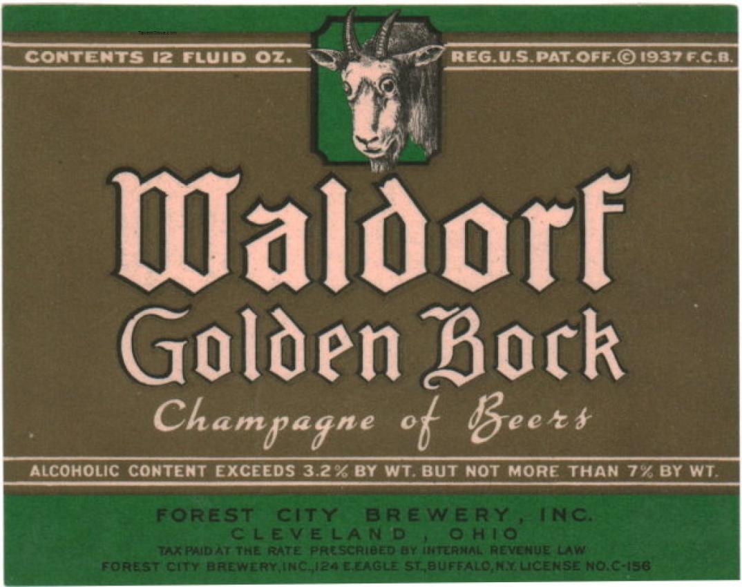 Waldorf Golden Bock Beer