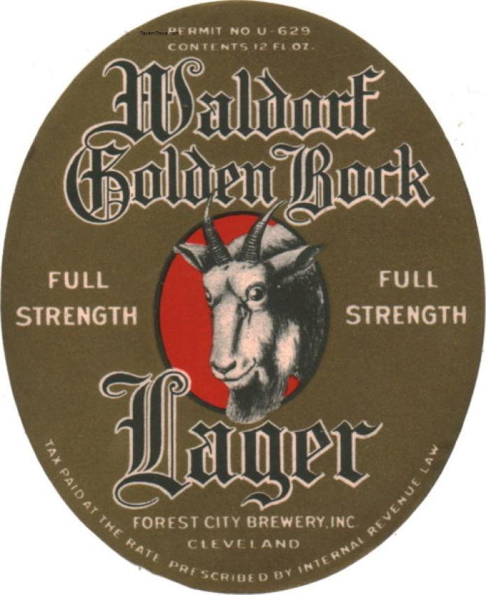 Waldorf Golden Bock Lager Beer