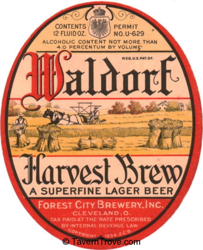 Waldorf Harvest Brew Beer
