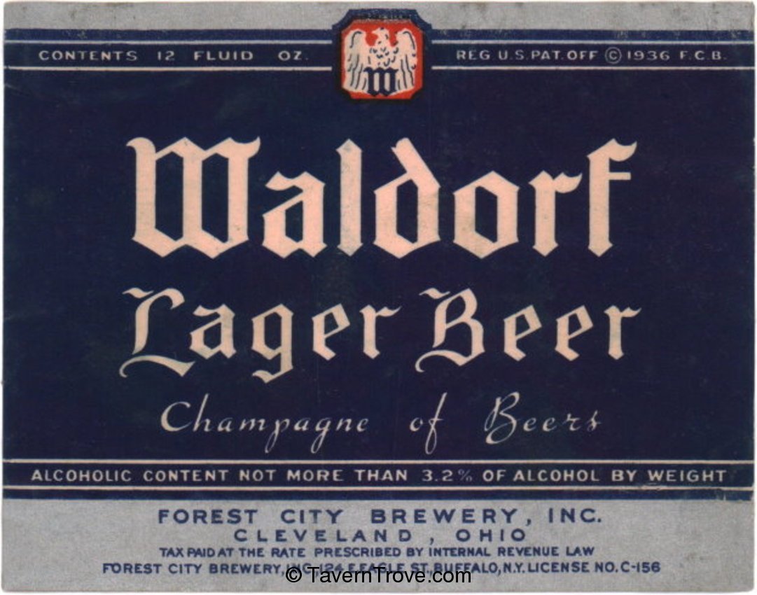 Waldorf Lager Beer