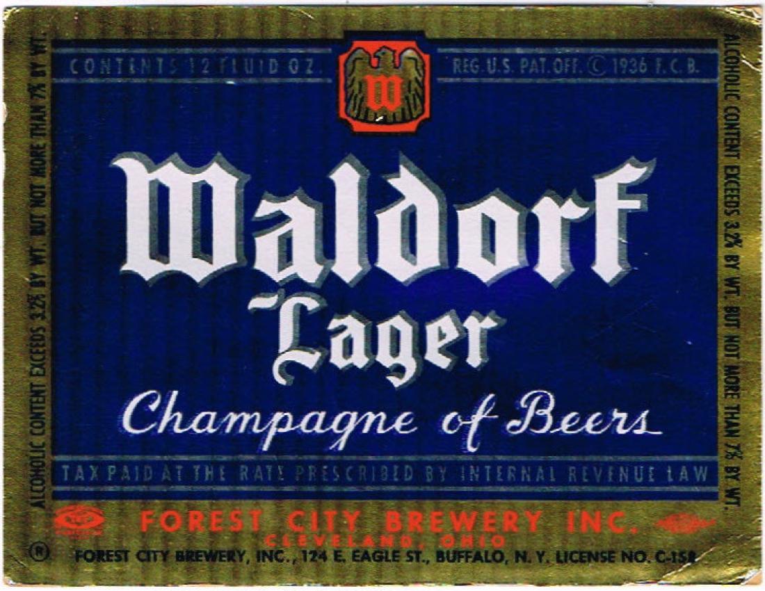 Waldorf Lager Beer