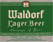 Waldorf Lager Beer