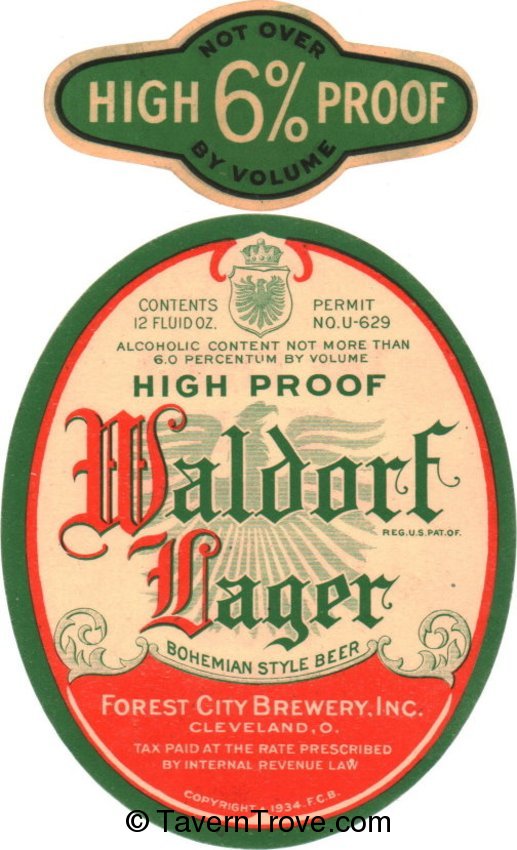 Waldorf Lager Beer