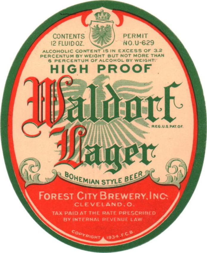 Waldorf Lager Beer