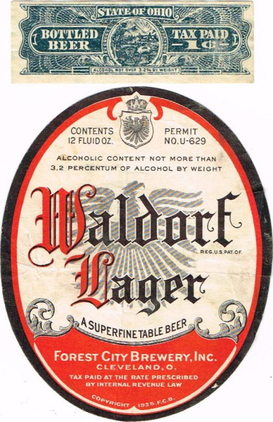 Waldorf Lager Beer Dupe