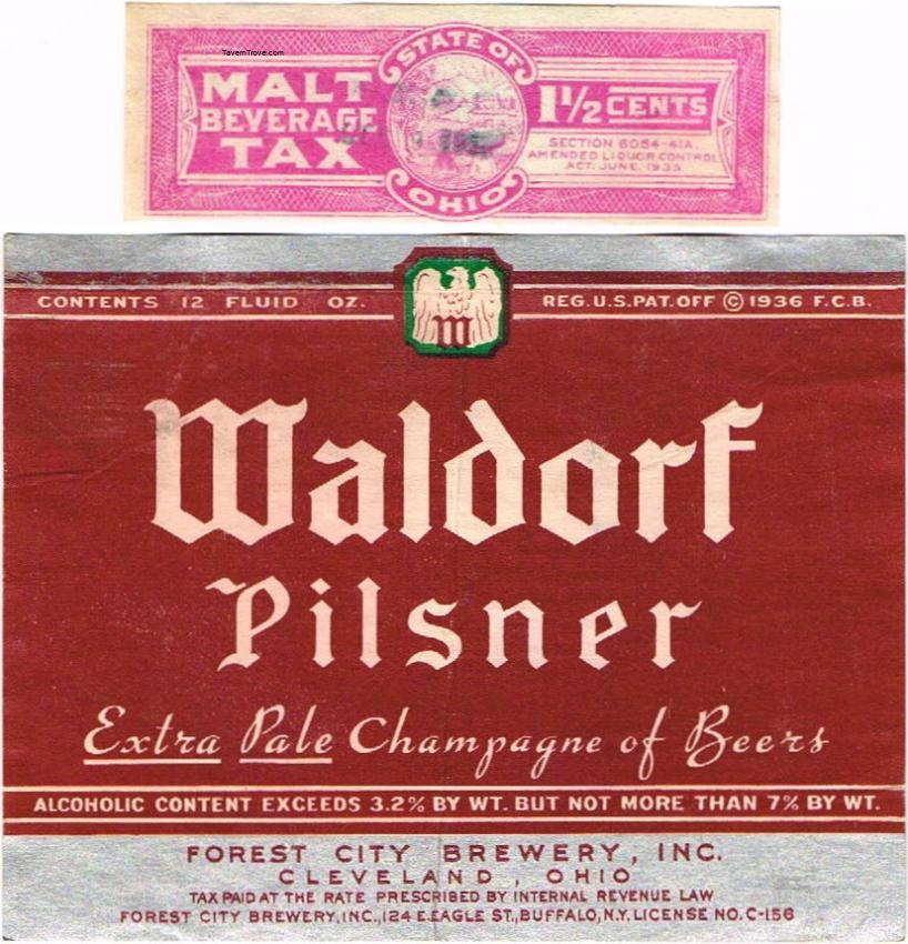Waldorf Pilsner Beer