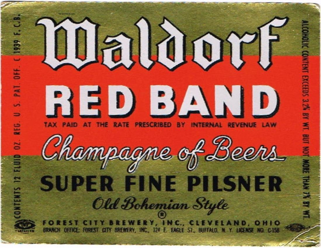 Waldorf Red Band Beer