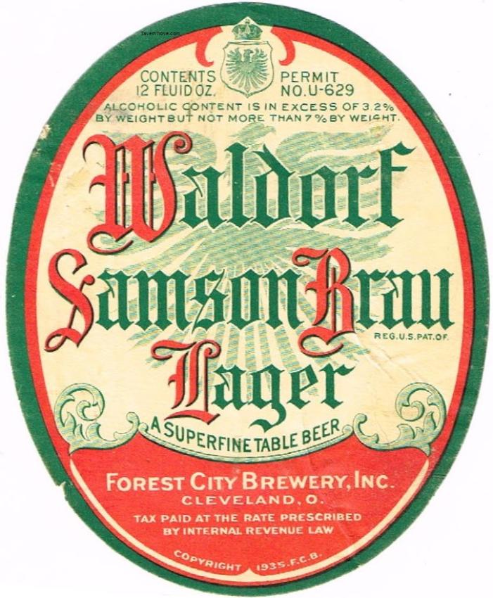 Waldorf Samson Brand Lager Dupe