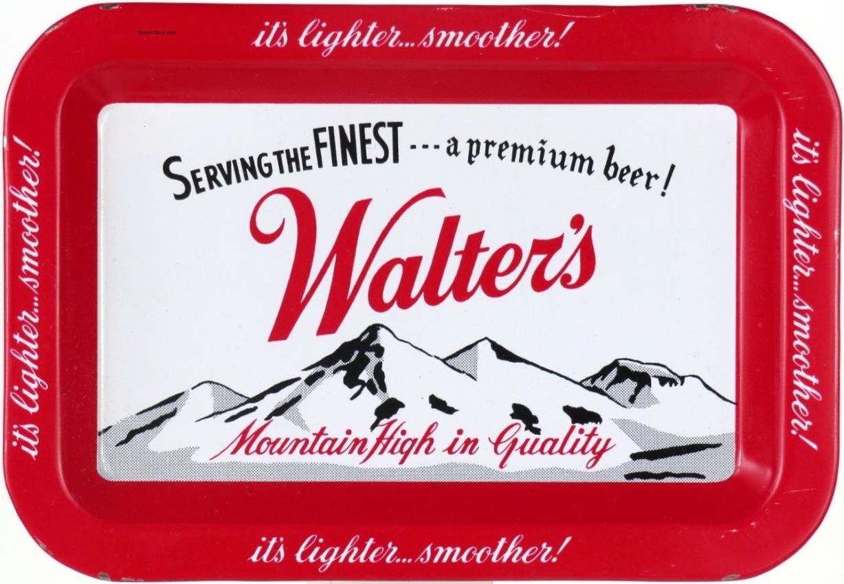 Walter's Beer Tip Tray