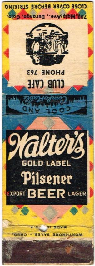 Walter's Gold Label Beer