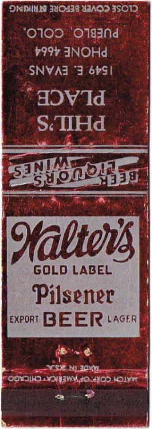 Walter's Gold Label Beer