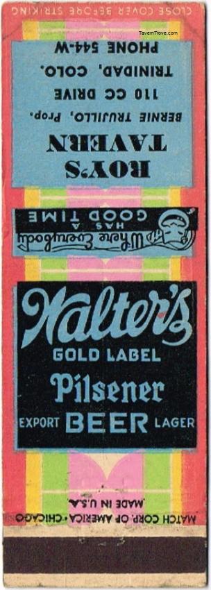 Walter's Gold Label Beer
