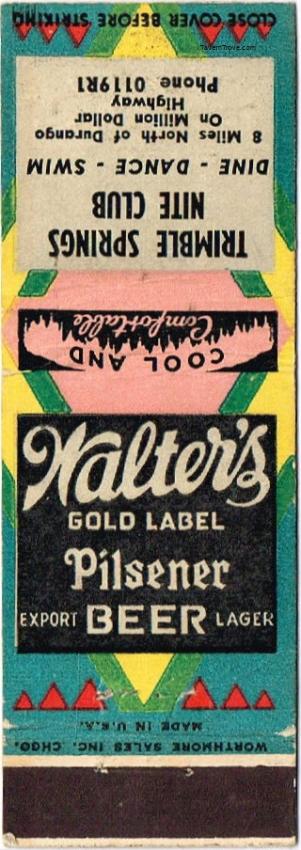 Walter's Gold Label Beer
