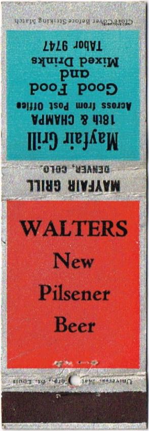 Walter's New Pilsener Beer