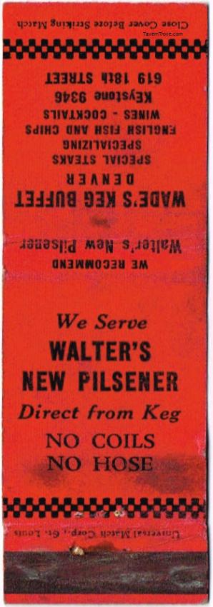 Walter's New Pilsner Beer