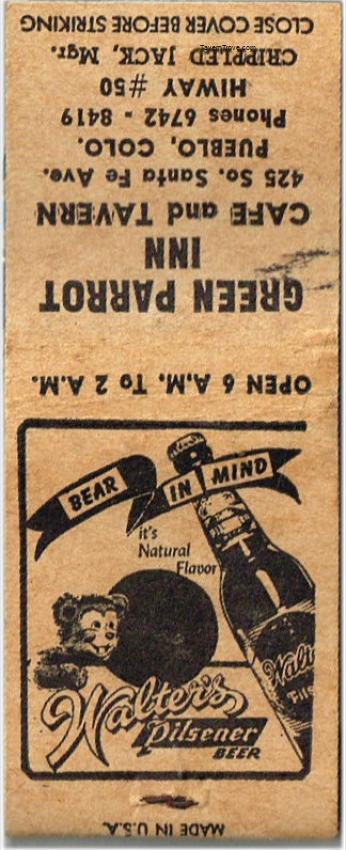 Walter's Pilsener Beer