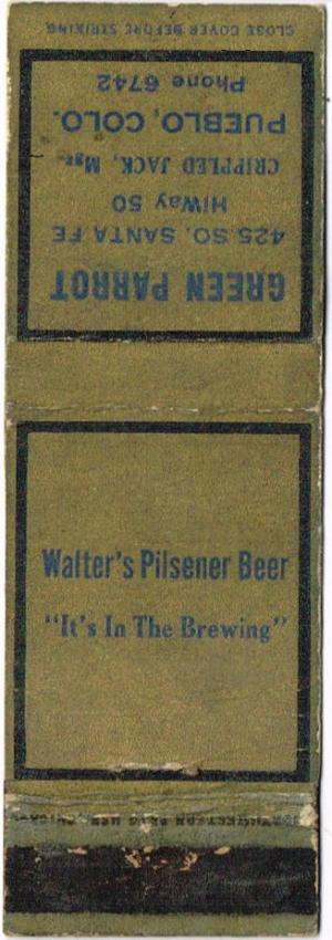 Walter's Pilsener Beer